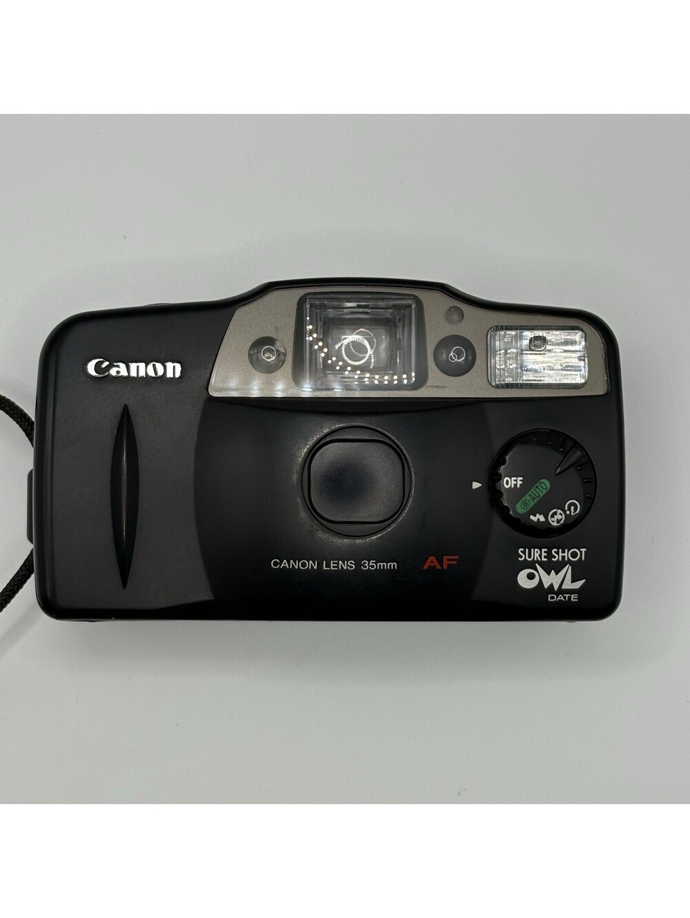 Canon Sure Shot Owl - Date/Time 35mm Film Camera 35mm AF Flash Tested